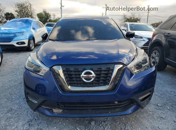 3N1CP5CU1KL495984 2019 NISSAN KICKS Синий Вид спереди
