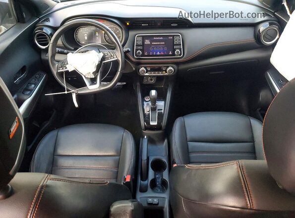 3N1CP5CU1KL495984 2019 NISSAN KICKS Синий Вид панели приборов