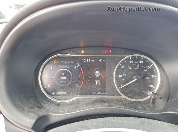 3N1CP5CU1KL513495 2019 NISSAN KICKS Красный Вид щитка приборов