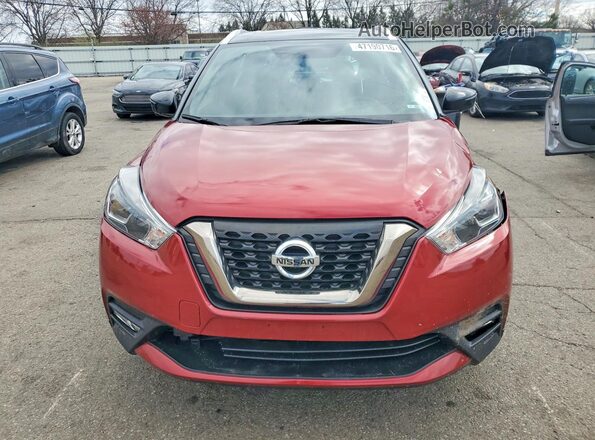 3N1CP5CU1KL513495 2019 NISSAN KICKS Красный Вид спереди