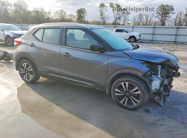 3N1CP5CU1KL523332 2019 NISSAN KICKS Серый Передняя правая четверть