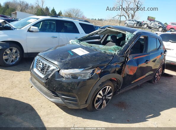 3N1CP5CU1KL547680 2019 NISSAN KICKS Черный Передняя левая четверть