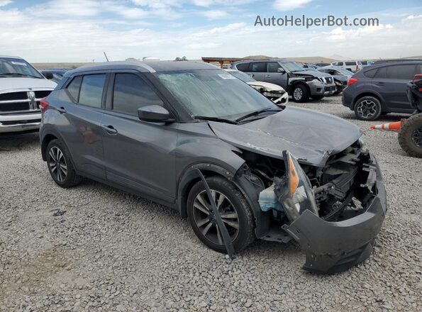 3N1CP5CU2KL520214 2019 NISSAN KICKS Серый Передняя правая четверть