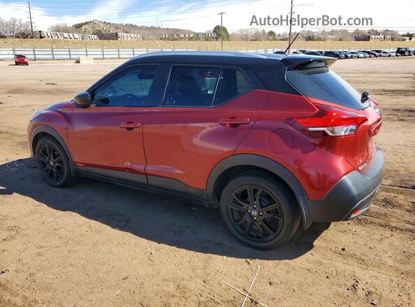 3N1CP5CU3KL496134 2019 NISSAN KICKS Maroon Rear left