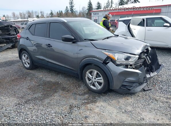 3N1CP5CU3KL544232 2019 NISSAN KICKS Gray Przód prawy