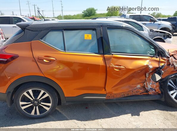 3N1CP5CU3KL566957 2019 NISSAN KICKS Оранжевый Вид щитка приборов