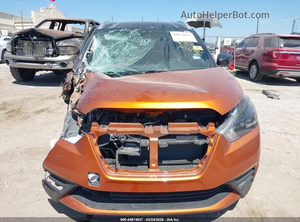 3N1CP5CU3KL566957 2019 NISSAN KICKS Оранжевый Вид панели приборов