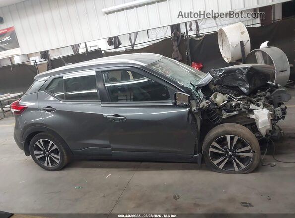 3N1CP5CU4JL535912 2018 NISSAN KICKS Gray Widok zestawu wskaźników