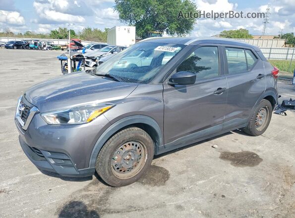 3N1CP5CU4KL482825 2019 NISSAN KICKS Gray Передня ліва чверть