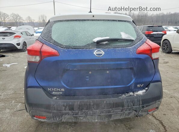 3N1CP5CU4KL532414 2019 NISSAN KICKS Синий Вид сзади