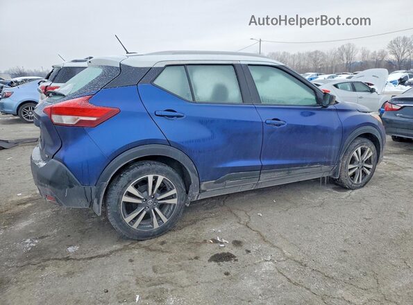 3N1CP5CU4KL532414 2019 NISSAN KICKS Синий Задняя правая четверть