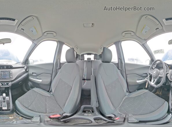 3N1CP5CU4KL532414 2019 NISSAN KICKS Синий Панорамный вид салона 360°