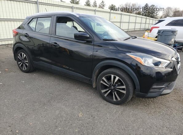3N1CP5CU4KL538665 2019 NISSAN KICKS Черный Передняя правая четверть