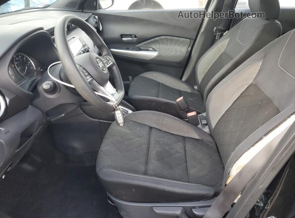 3N1CP5CU4KL538665 2019 NISSAN KICKS Черный Вид салона спереди
