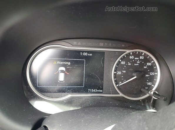 3N1CP5CU5JL516110 2018 NISSAN KICKS Белый Вид щитка приборов