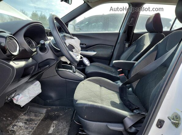 3N1CP5CU6KL505618 2019 NISSAN KICKS White Widok wnętrza z przodu