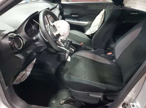 3N1CP5CU7KL533671 2019 NISSAN KICKS Silver წინა სალონის ხედი