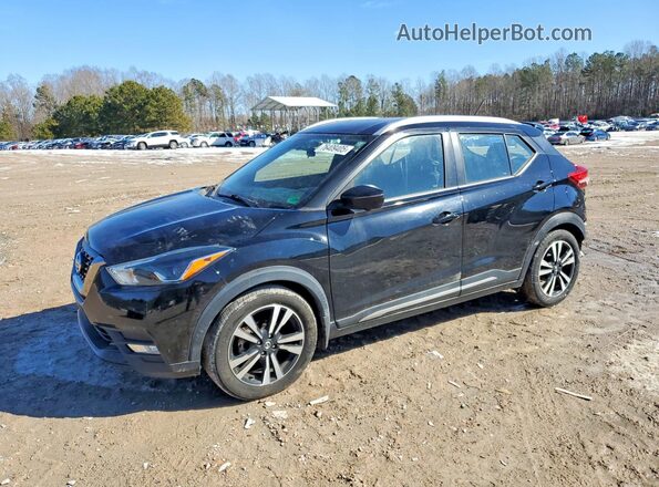3N1CP5CU9KL477510 2019 NISSAN KICKS Черный Передняя левая четверть