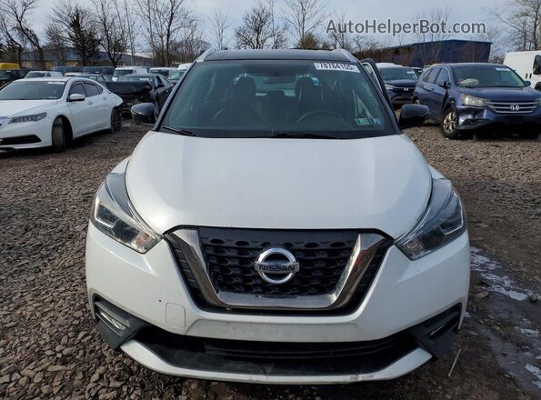 3N1CP5CU9KL488703 2019 NISSAN KICKS Белый Вид спереди