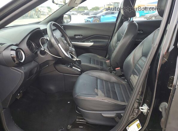 3N1CP5CU9KL514622 2019 NISSAN KICKS Black Front interior view