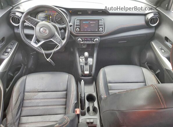 3N1CP5CU9KL514622 2019 NISSAN KICKS Black Dashboard view