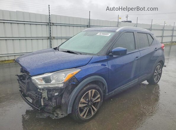 3N1CP5CUXKL534409 2019 NISSAN KICKS Blue Front left