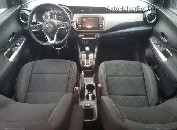 3N1CP5CUXKL534409 2019 NISSAN KICKS Blue Dashboard view