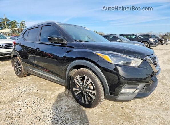 3N1CP5CUXKL555728 2019 NISSAN KICKS Черный Передняя правая четверть