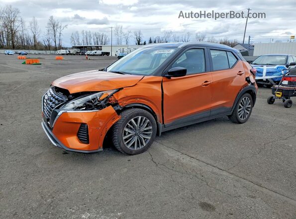 3N1CP5CV2NL484747 2022 NISSAN KICKS Orange Передня ліва чверть