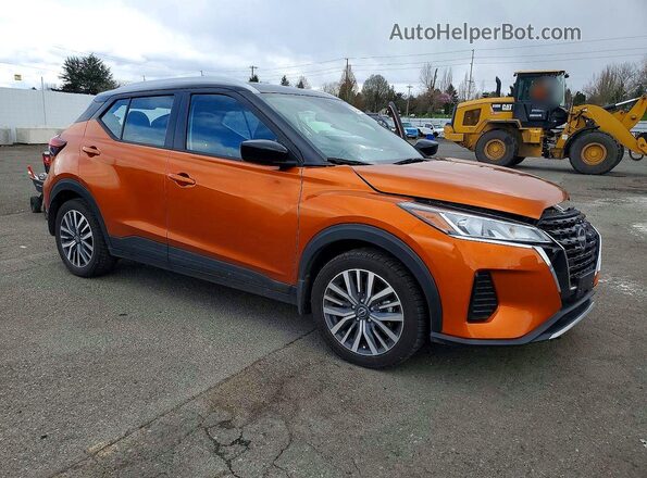 3N1CP5CV2NL484747 2022 NISSAN KICKS Orange Передня права чверть