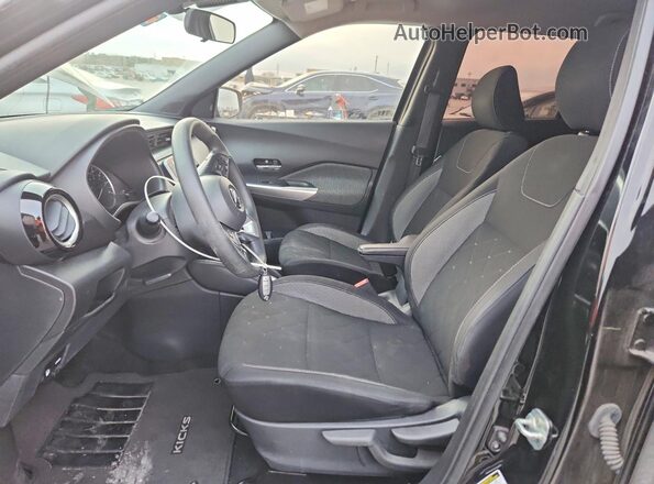 3N1CP5CV3LL549618 2020 NISSAN KICKS Черный Вид салона спереди