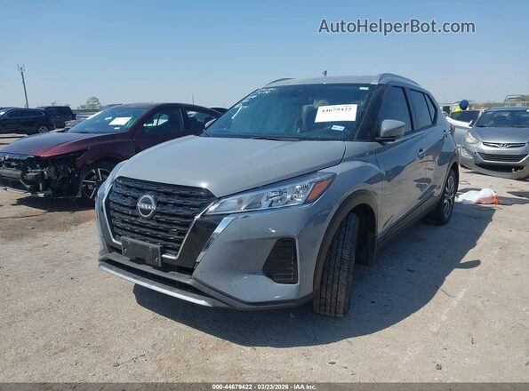 3N1CP5CV4RL555582 2024 NISSAN KICKS Gray Передня ліва чверть