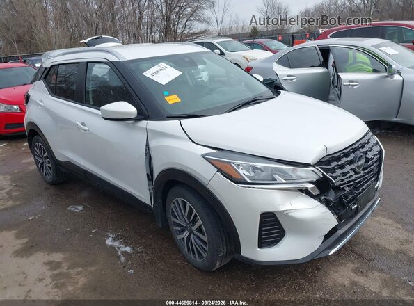3N1CP5CV4RL574892 2024 NISSAN KICKS White წინა მარჯვენა