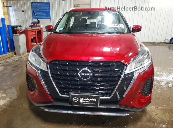 3N1CP5CV5NL487884 2022 NISSAN KICKS Красный Вид спереди