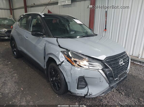 3N1CP5CV5PL483451 2023 NISSAN KICKS Синий Передняя правая четверть