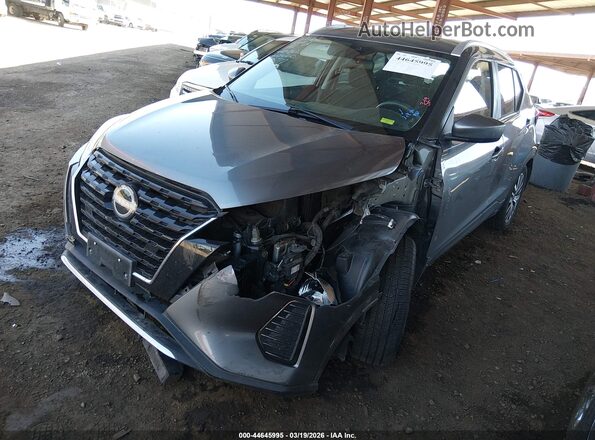 3N1CP5CV5PL505660 2023 NISSAN KICKS Gray Передня ліва чверть
