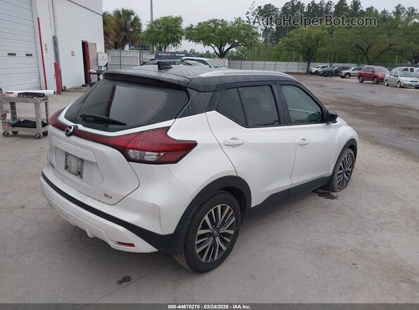 3N1CP5CV6ML554037 2021 NISSAN KICKS White Հետևի աջ