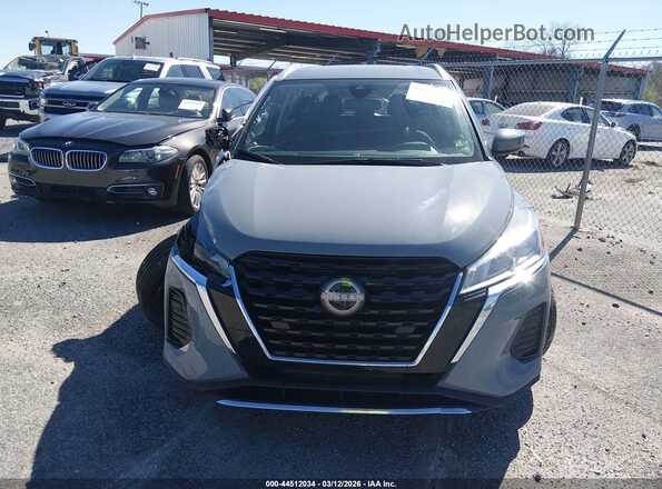 3N1CP5CV6PL561431 2023 NISSAN KICKS Gray Widok zestawu wskaźników