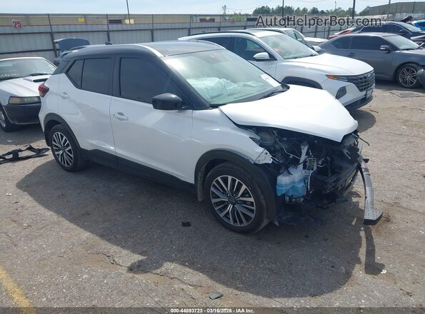 3N1CP5CVXPL567247 2023 NISSAN KICKS White Передня права чверть
