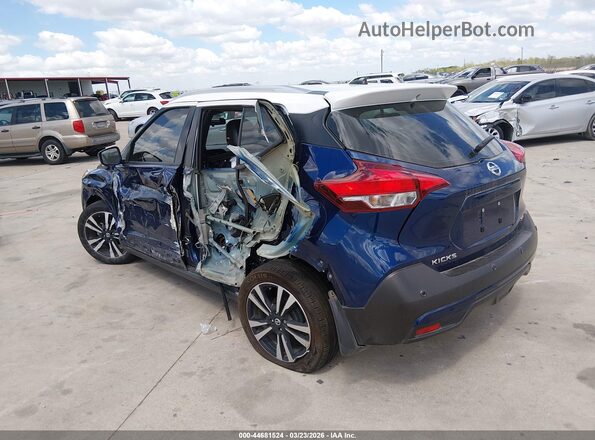 3N1CP5DV0LL563426 2020 NISSAN KICKS Синий Задняя левая четверть