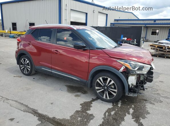 3N1CP5DV2LL551570 2020 NISSAN KICKS Красный Передняя правая четверть
