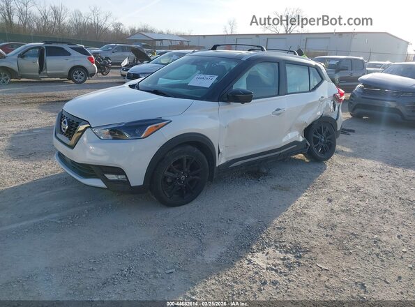 3N1CP5DV3LL545888 2020 NISSAN KICKS White წინა მარცხენა ხედი სამი მეოთხედიდან