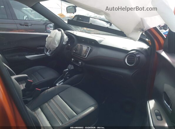 3N1CP5DV8LL571256 2020 NISSAN KICKS Orange წინა სალონის ხედი
