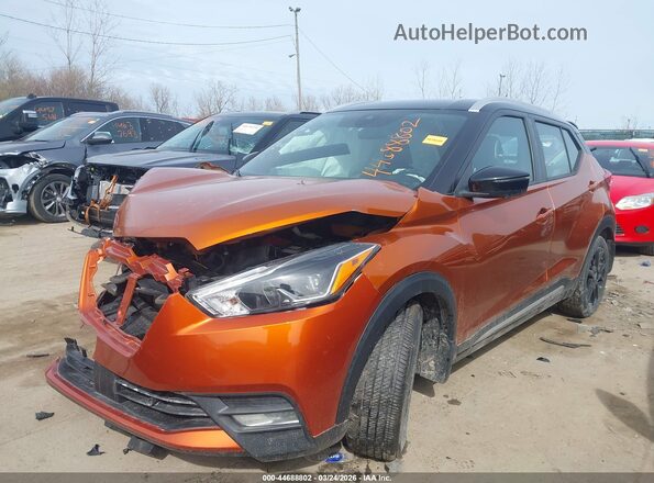 3N1CP5DV8LL571256 2020 NISSAN KICKS Orange წინა მარცხენა ხედი სამი მეოთხედიდან