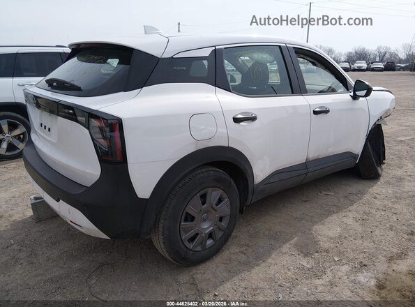 3N8AP6BA0SL387992 2025 NISSAN KICKS White Trasero derecho