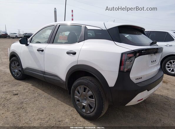 3N8AP6BA0SL387992 2025 NISSAN KICKS White Trasero izquierdo