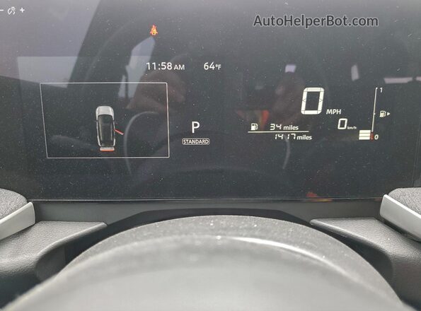 3N8AP6BE6TL327512 2026 NISSAN KICKS Brown ხელსაწყოთა პანელის ხედი