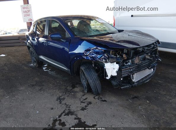 3N8AP6CA2SL398121 2025 NISSAN KICKS Blue Передня права чверть