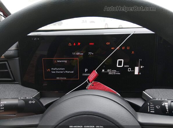 3N8AP6CE0TL335068 2026 NISSAN KICKS Red Vista de los asientos traseros