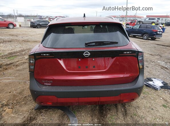3N8AP6CE0TL335068 2026 NISSAN KICKS Red 